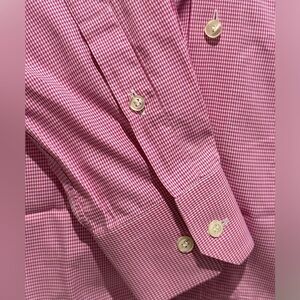 Eton Dress Shirt‎ Contemporary Red/White Plaid Check 16.5 - 42